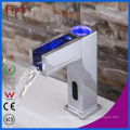 Fyeer Bathroom Waterfall Basin Tap Automatic Sensor Faucet with LED (QH0155F)